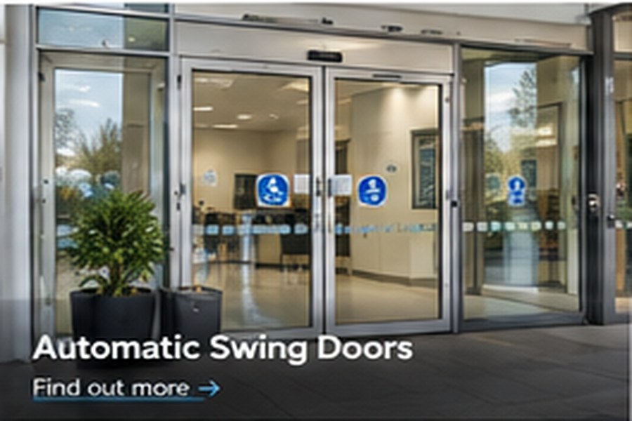Automatic swing doors